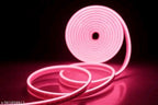 Stylish Flexible Pink LED Neon Strip Light for Room & Party Decoration (5 Meter) With Adopter